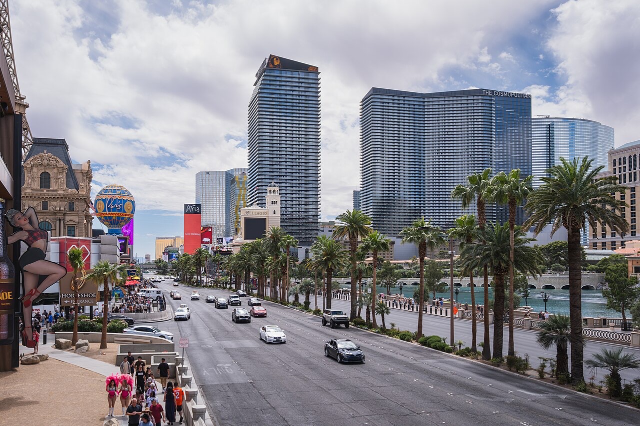 Las Vegas Strip skyline (photo: Christian David, CC BY-SA 4.0)